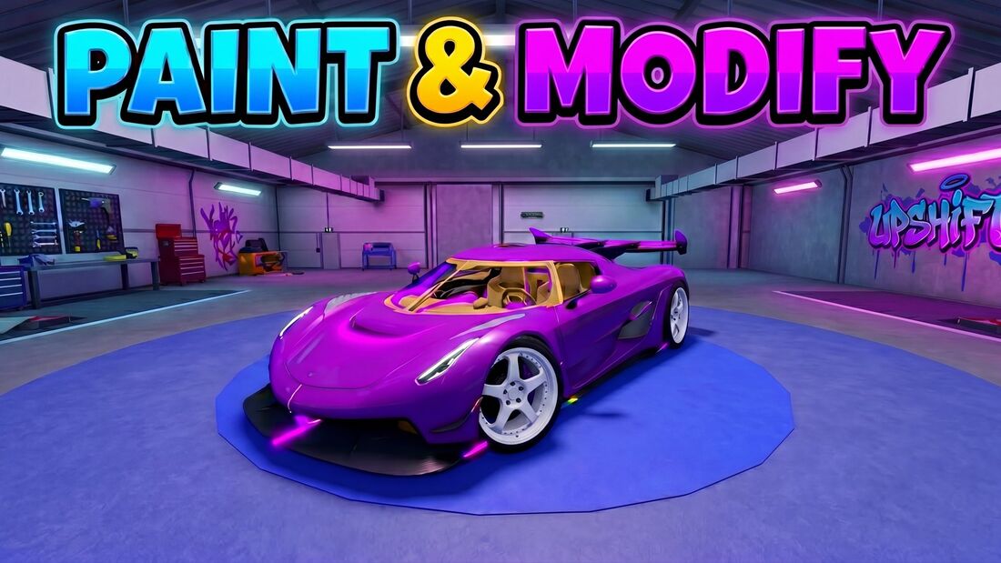 Upshift — Roblox car customization experience